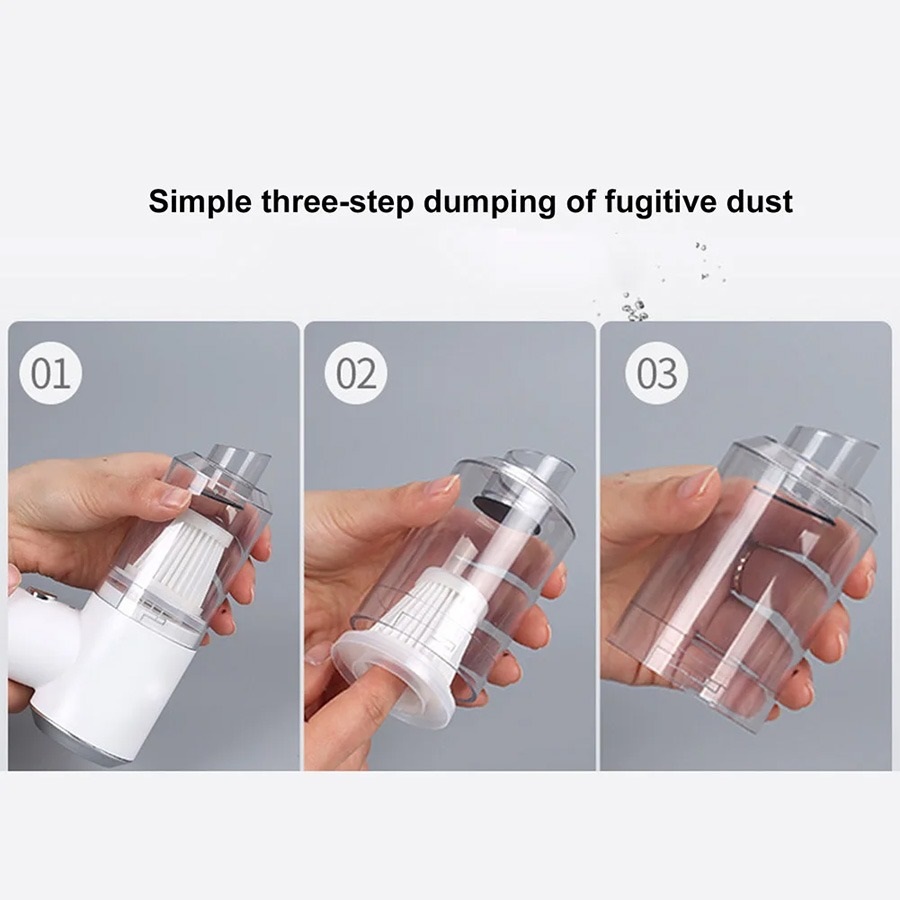 مینی جاروبرقی شارژی - تصویر 4