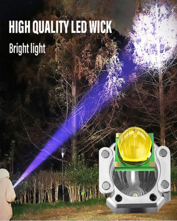 چراغ قوه دستی ۸کاره مدل Led torch - تصویر 3