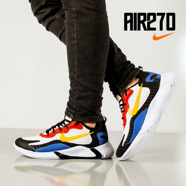 کفش مردانه Nike مدل Air270 (زرد قرمز) - تصویر 8