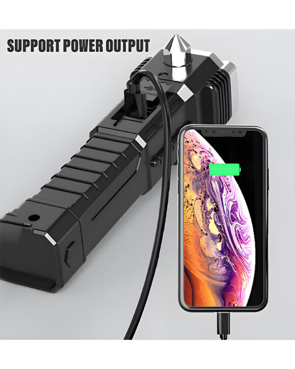چراغ قوه دستی ۸کاره مدل Led torch - تصویر 5