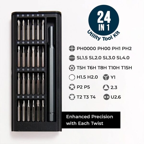 مجموعه پیچ گوشتی 25 پارچه حرفه ای - تصویر 7