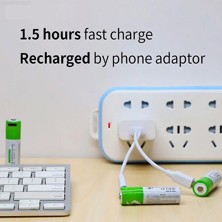 باطری قلمی قابل شارژ 4 عددی - تصویر 9