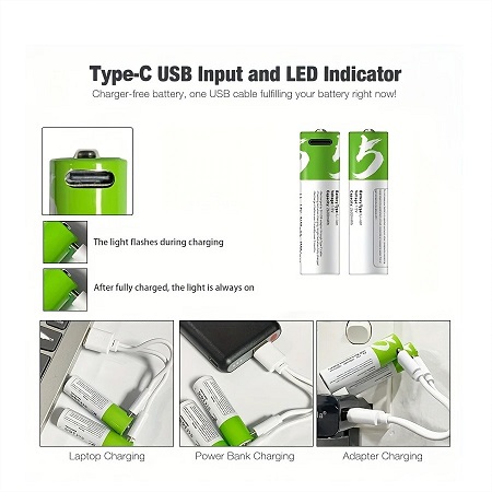 باطری قلمی قابل شارژ 4 عددی - تصویر 10