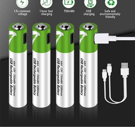 باطری قلمی قابل شارژ 4 عددی - تصویر 19