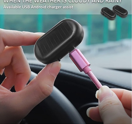 دزدگیر خورشیدی چشمک زن فیک - تصویر 3