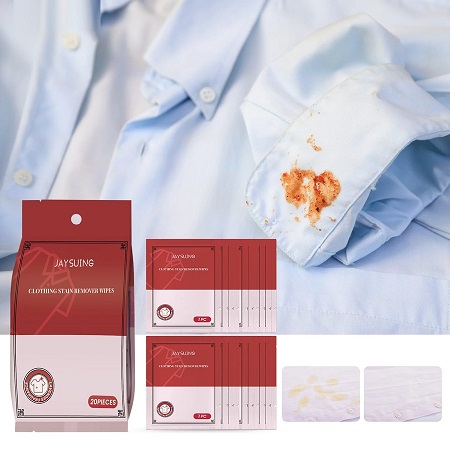 دستمال مرطوب لکه بر لباس در بسته 20 عددی - تصویر 8