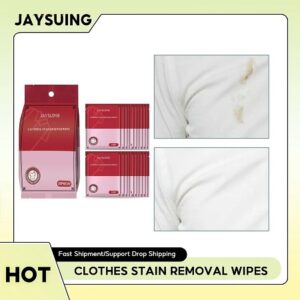 دستمال مرطوب لکه بر لباس در بسته 20 عددی