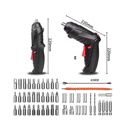 دریل شارژی 47 تکه اصل - تصویر 9