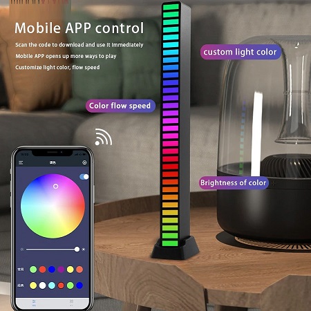 رقص نور هوشمند اکولایزر حساس به صدا - تصویر 3