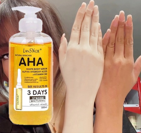 کرم روشن کننده پوست لنسیاد مدل AHA - تصویر 6