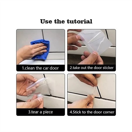 ضربه گیر گوشه درب خودرو در بسته 4 عددی - تصویر 3