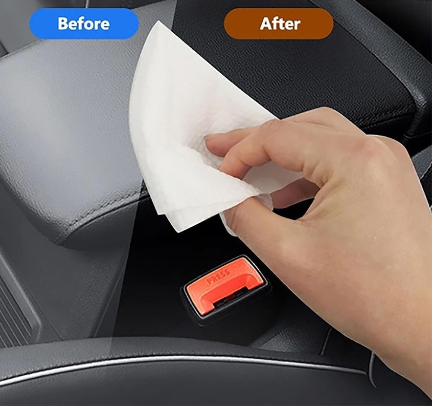 دستمال مرطوب چرم و خودرو 80 عددی - تصویر 5