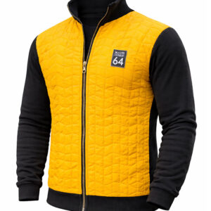 کاپشن مردانه مدل Bako رنگ زرد